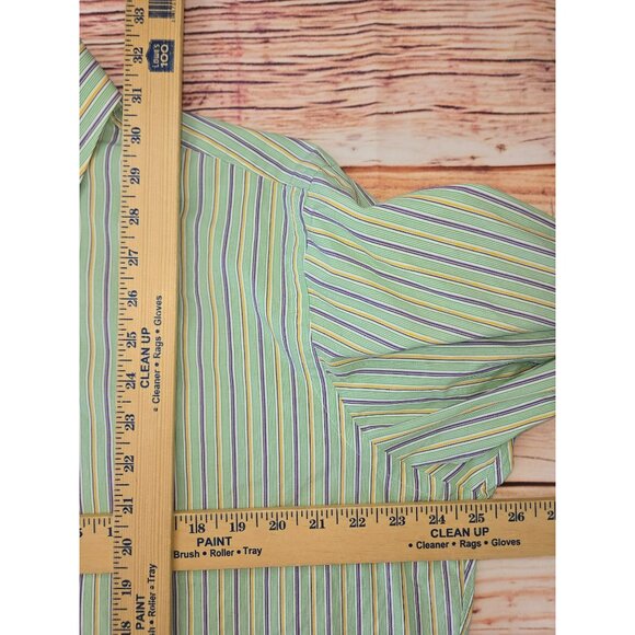 Polo By Ralph Lauren Regent Classic Fit Striped Mens Dress Shirt 16/35 XL - Picture 7 of 7